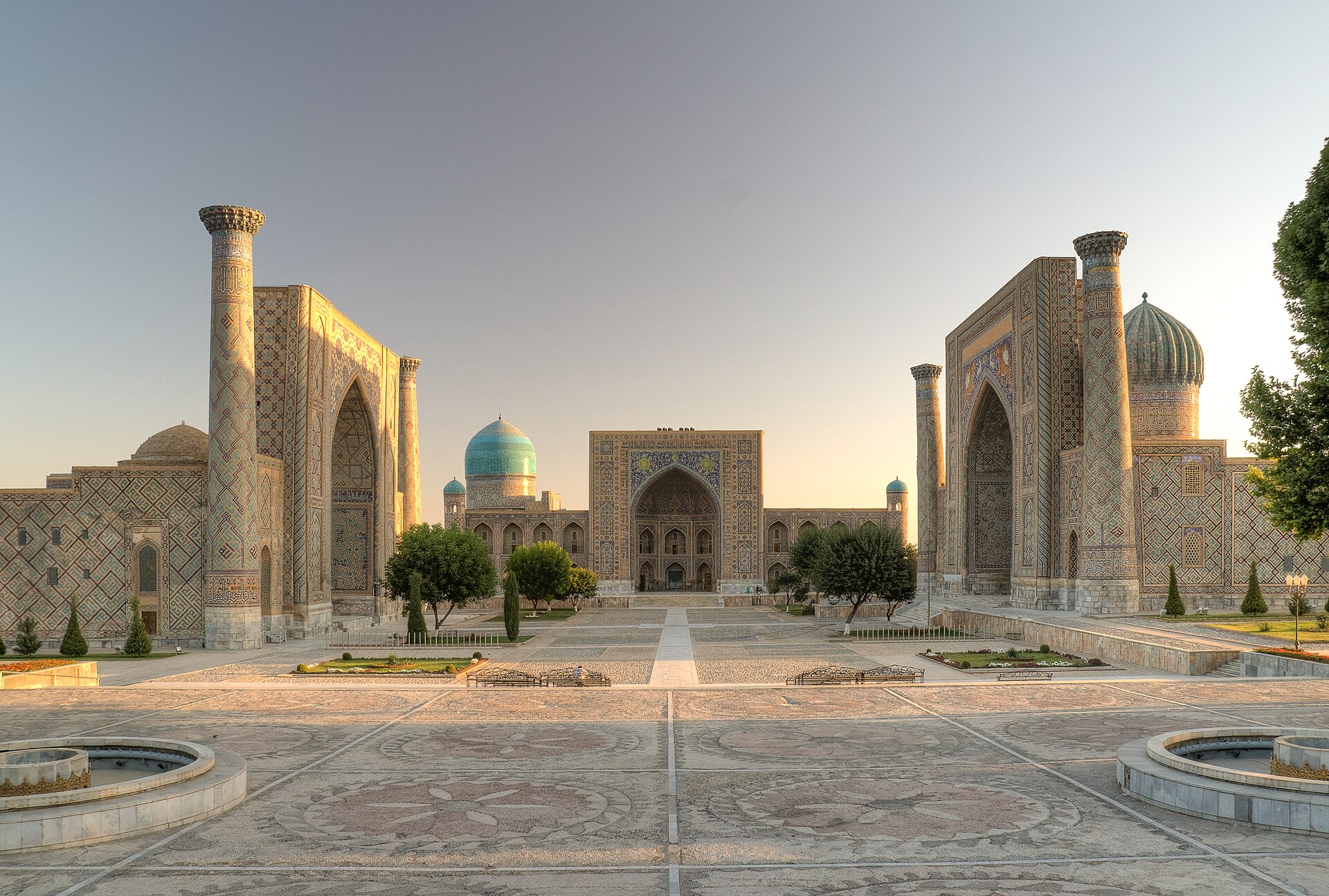 Registan Square ensemble, Samarkand, Uzbekistan
